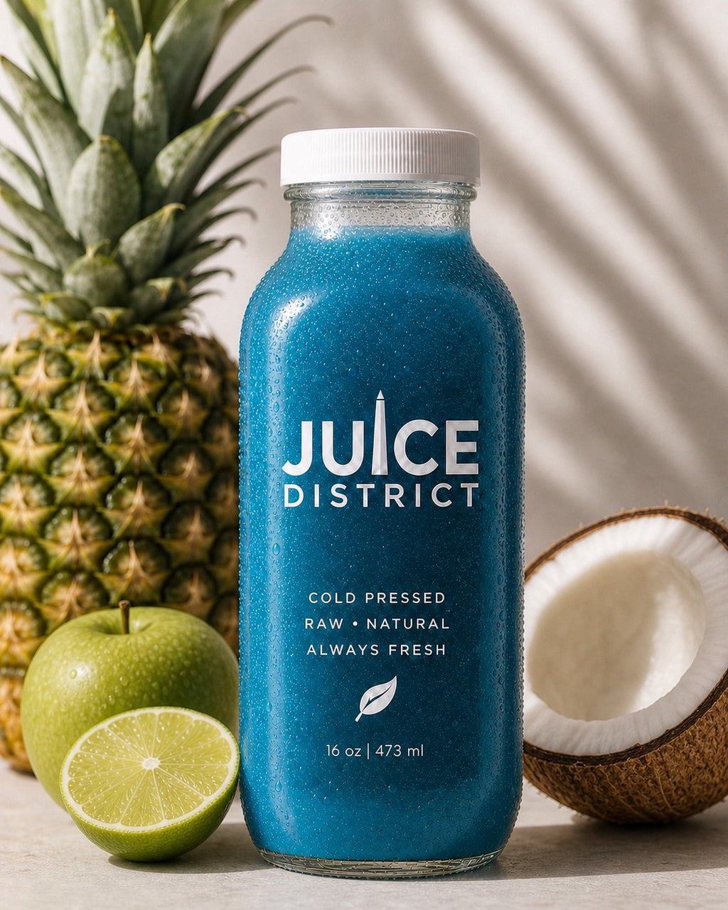 Electric Blue — Raw Cold-Pressed Juice | 16 Oz