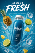 Electric Blue — Raw Cold-Pressed Juice | 16 Oz