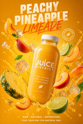 Tropical Peach Cold Pressed Juice | 16 Oz (Seasonal)