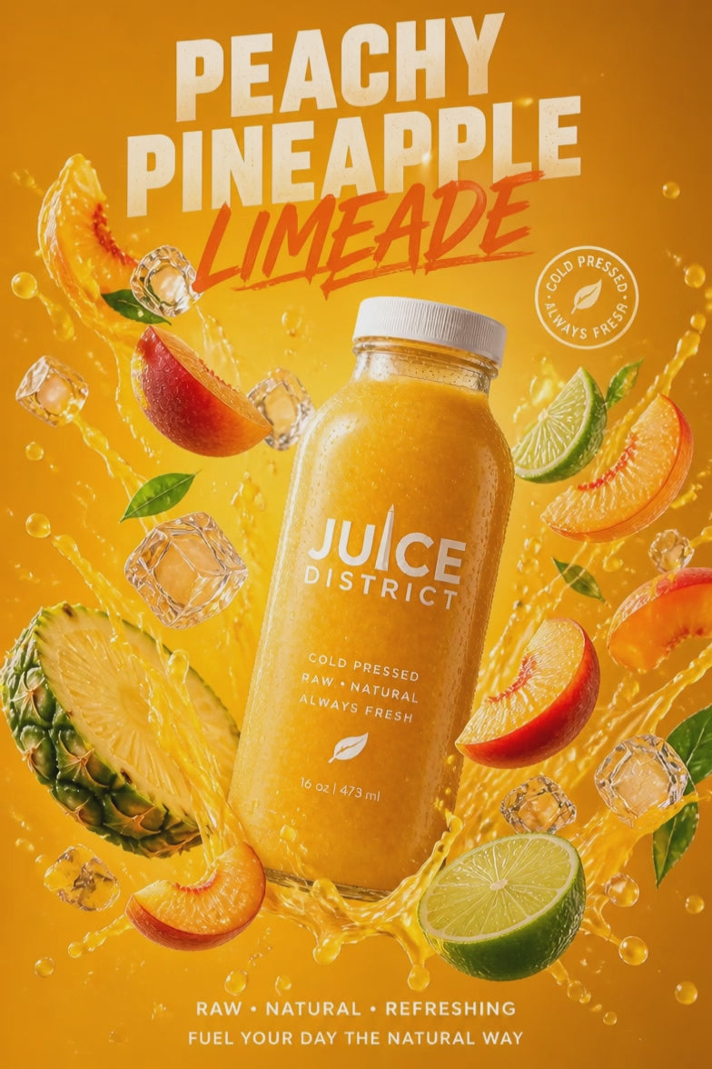Tropical Peach Cold Pressed Juice | 16 Oz (Seasonal)